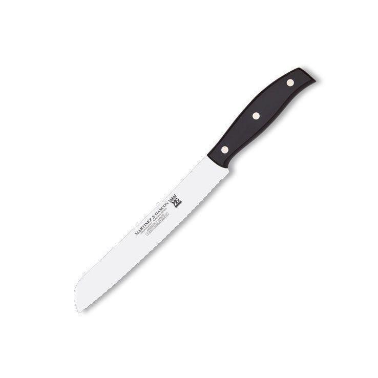 Cuchillo panero con mango ergonómico de polioximetileno negro y h...