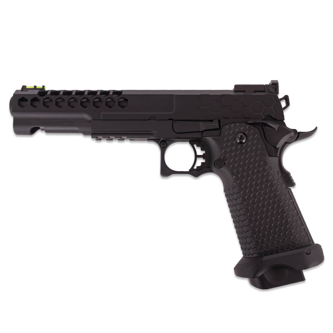 Pistola semiautomática de gas 3609 con corredera CNC