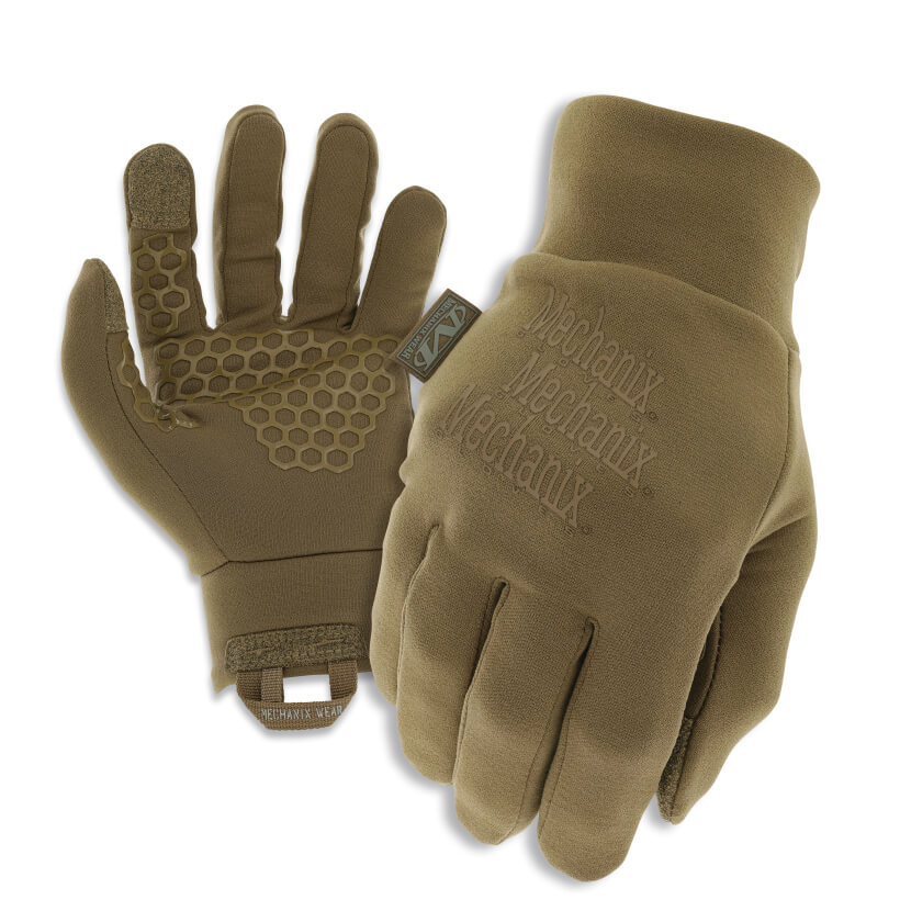 Guantes tácticos Mechanix Coldwork Base Layer coyote talla XL