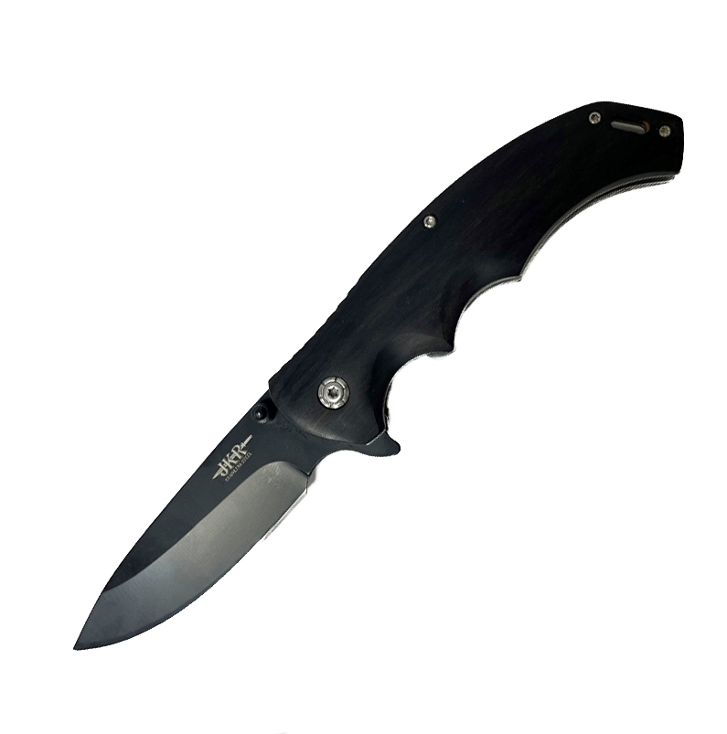 Navaja de bolsillo JKR con mango de madera negra