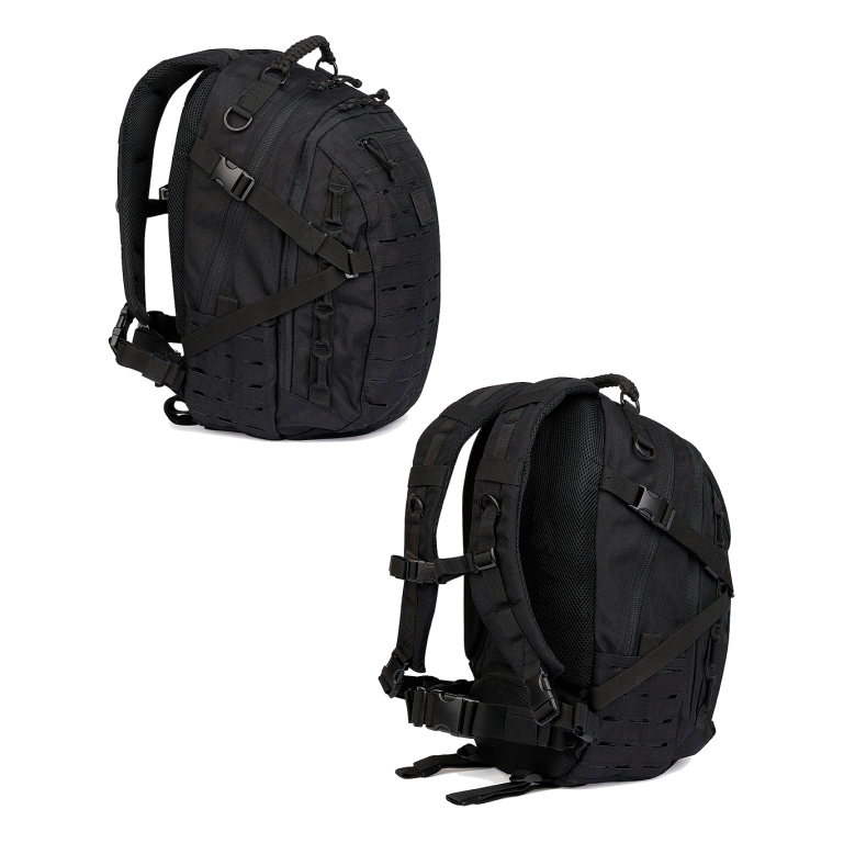 Mochila táctica negra GK 35 litros