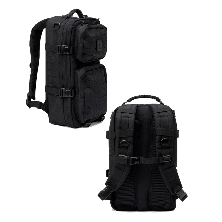 Mochila táctica negra GK 28 litros