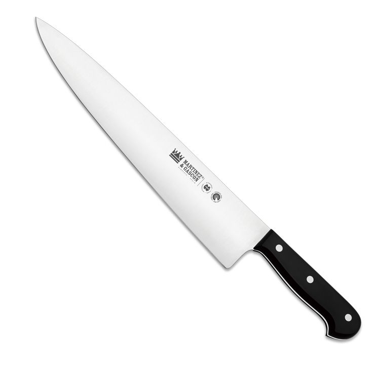 Cuchillo cocinero con hoja de 30 cm y mango de polioximetileno ne...