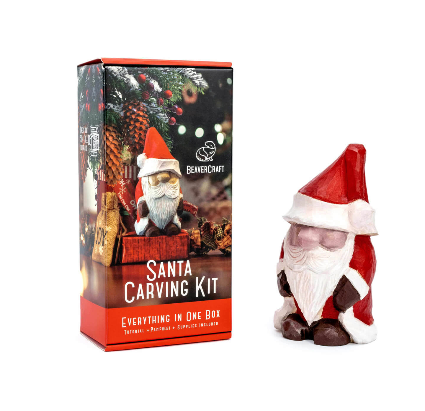 Kit de tallado Beavercraft de Santa Claus