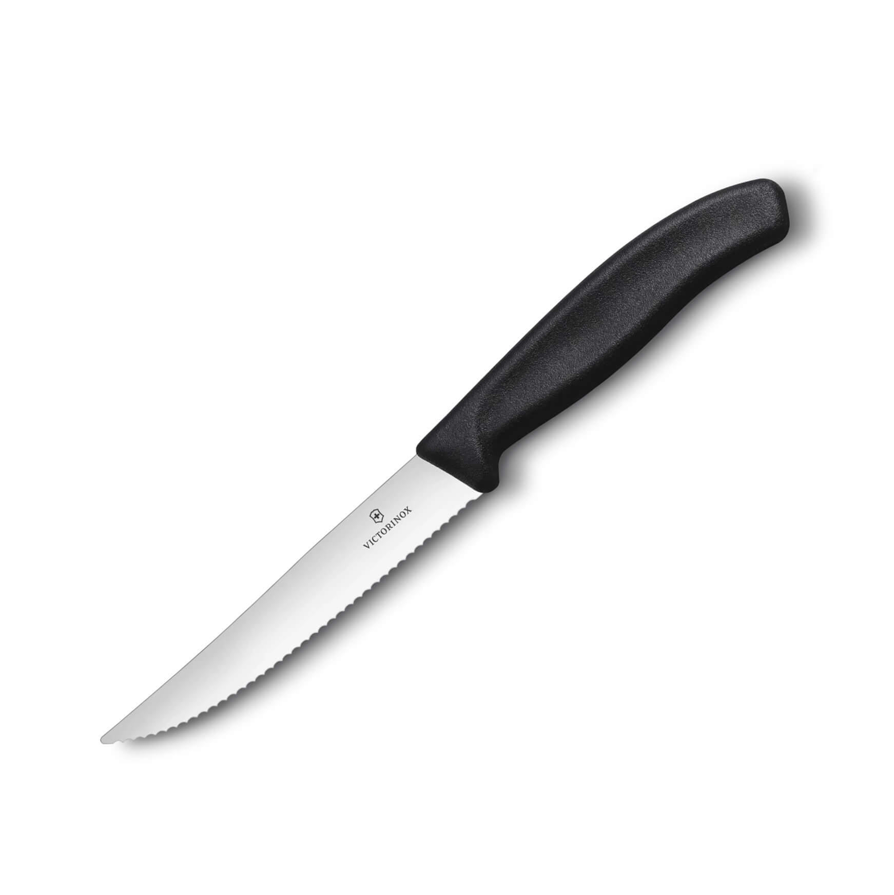 Victorinox Swiss Classic Gourmet Steakmesser, gezahnter Rand, sch...