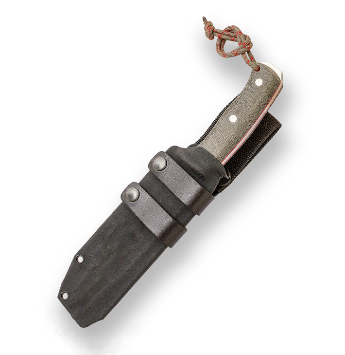 Cuchillo Joker Nomad 6,5" Micarta Verde con funda Kydex