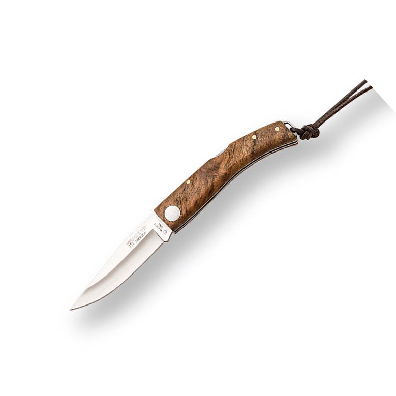 Navaja de campo con mango de madera de nogal Joker Ibérica con ho...
