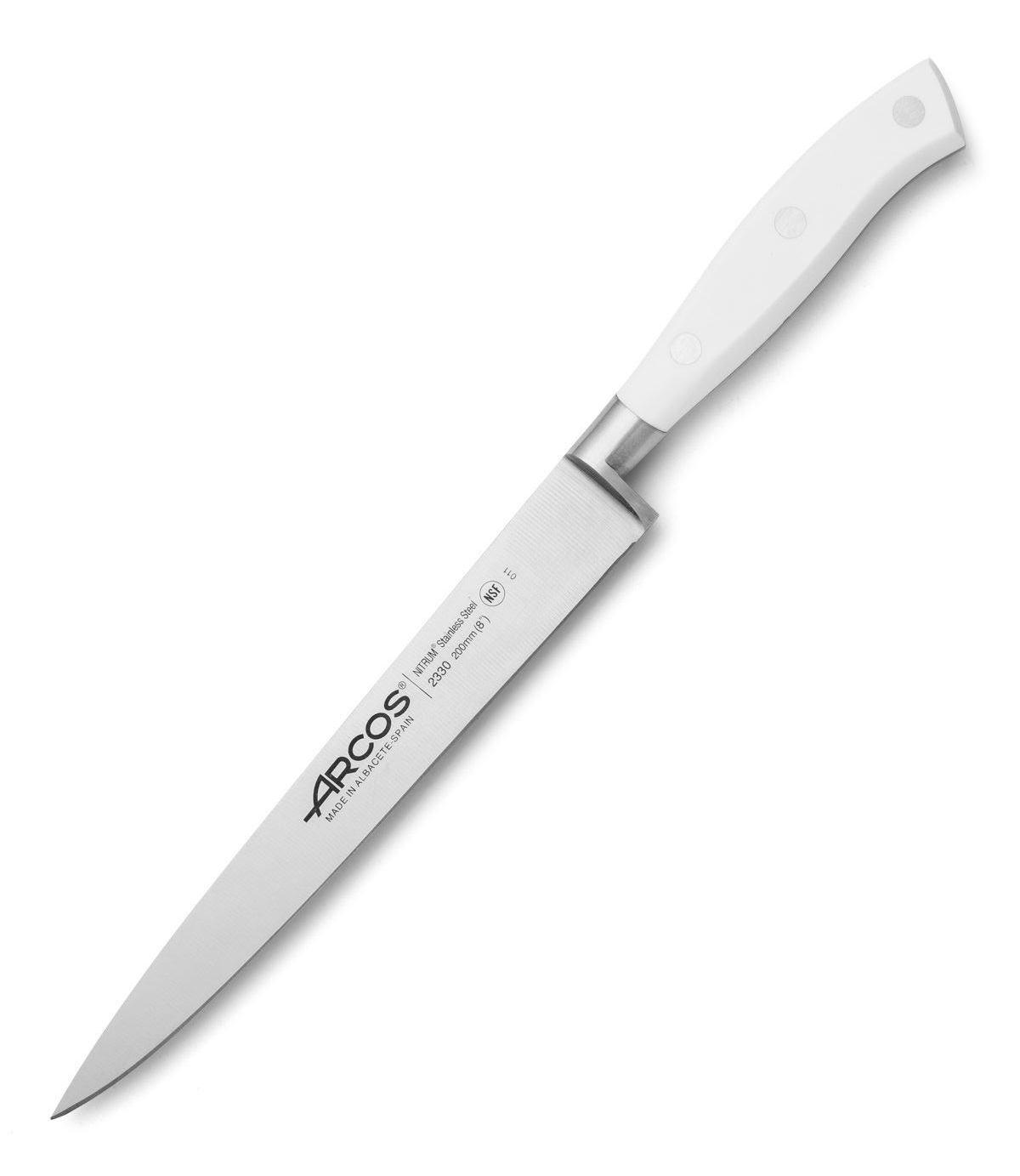Cuchillo de filetear Arcos Riviera Blanca 20 cm
