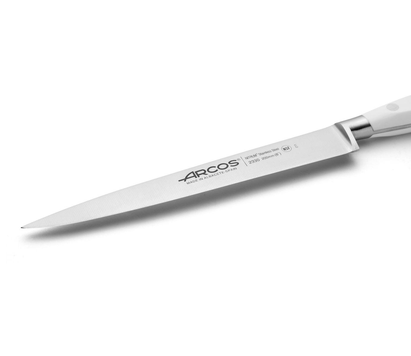 Cuchillo de filetear Arcos Riviera Blanca 20 cm