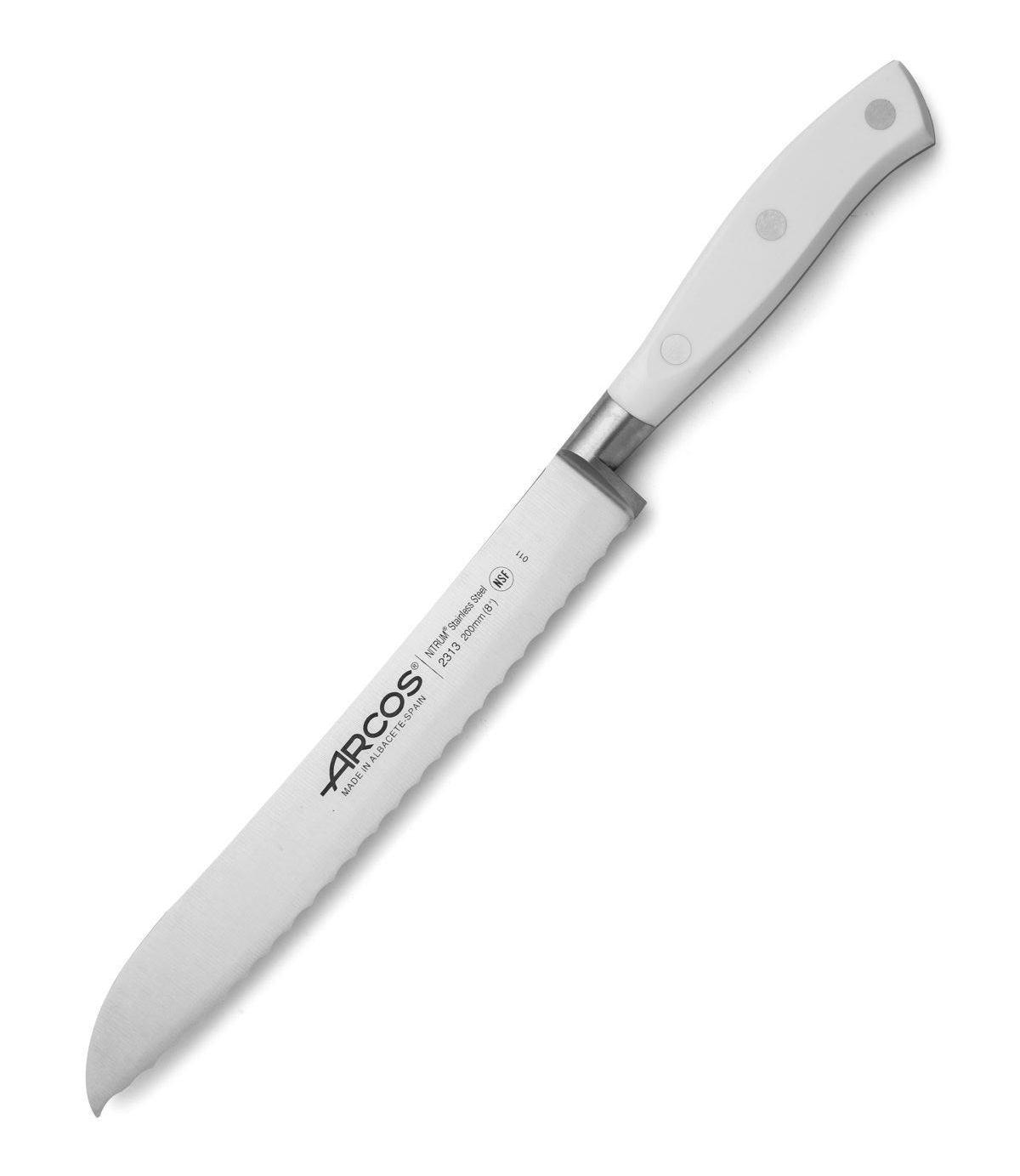 Cuchillo panero Arcos Riviera Blanca 20 cm