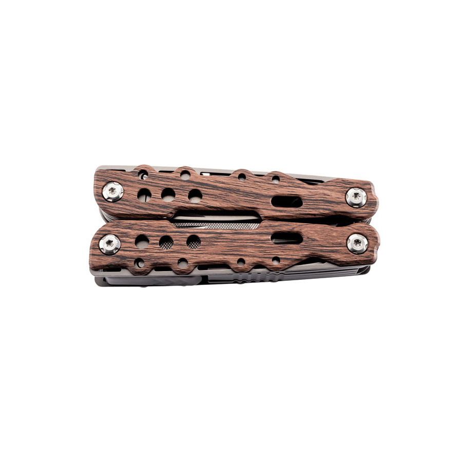 Alicate Herbertz com 12 funções em aço inoxidável revestido a titânio