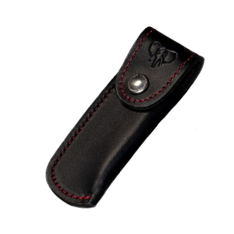 Funda Cudeman para navaja. Cuero negro.