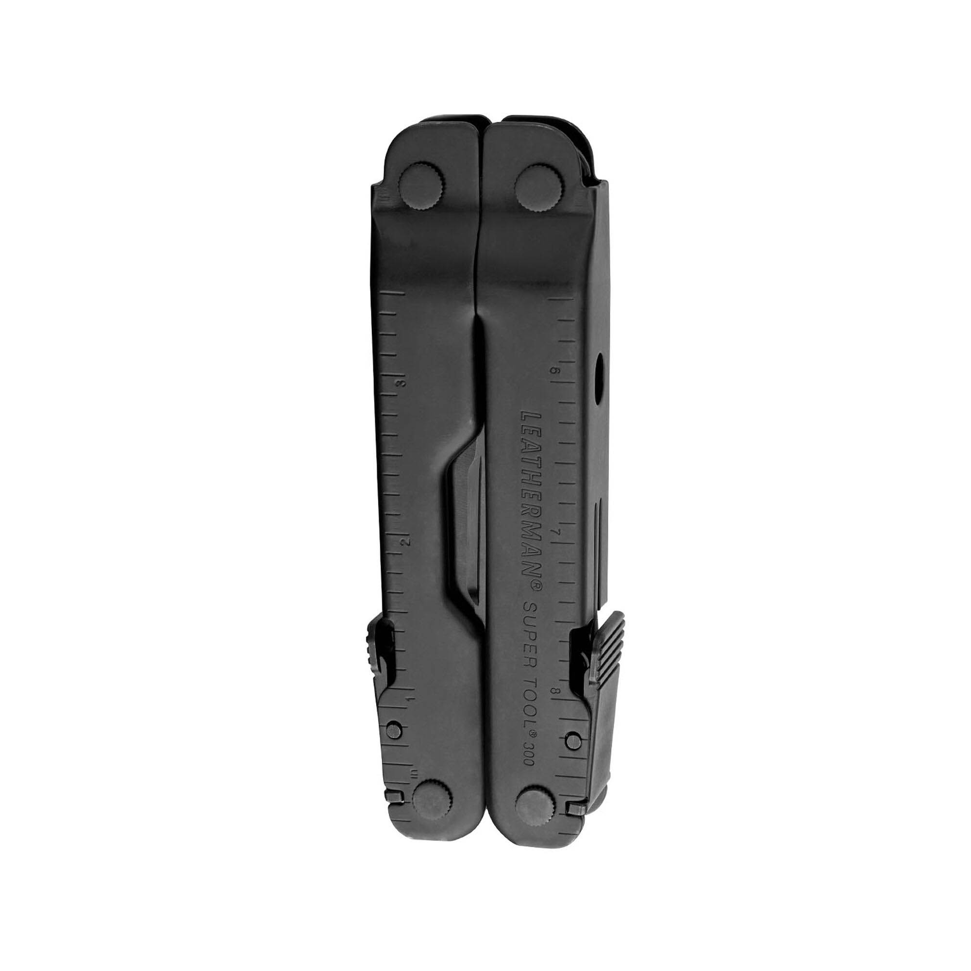 Multiherramienta Leatherman Super Tool 300 EOD negra con 19 usos y funda molle marrón
