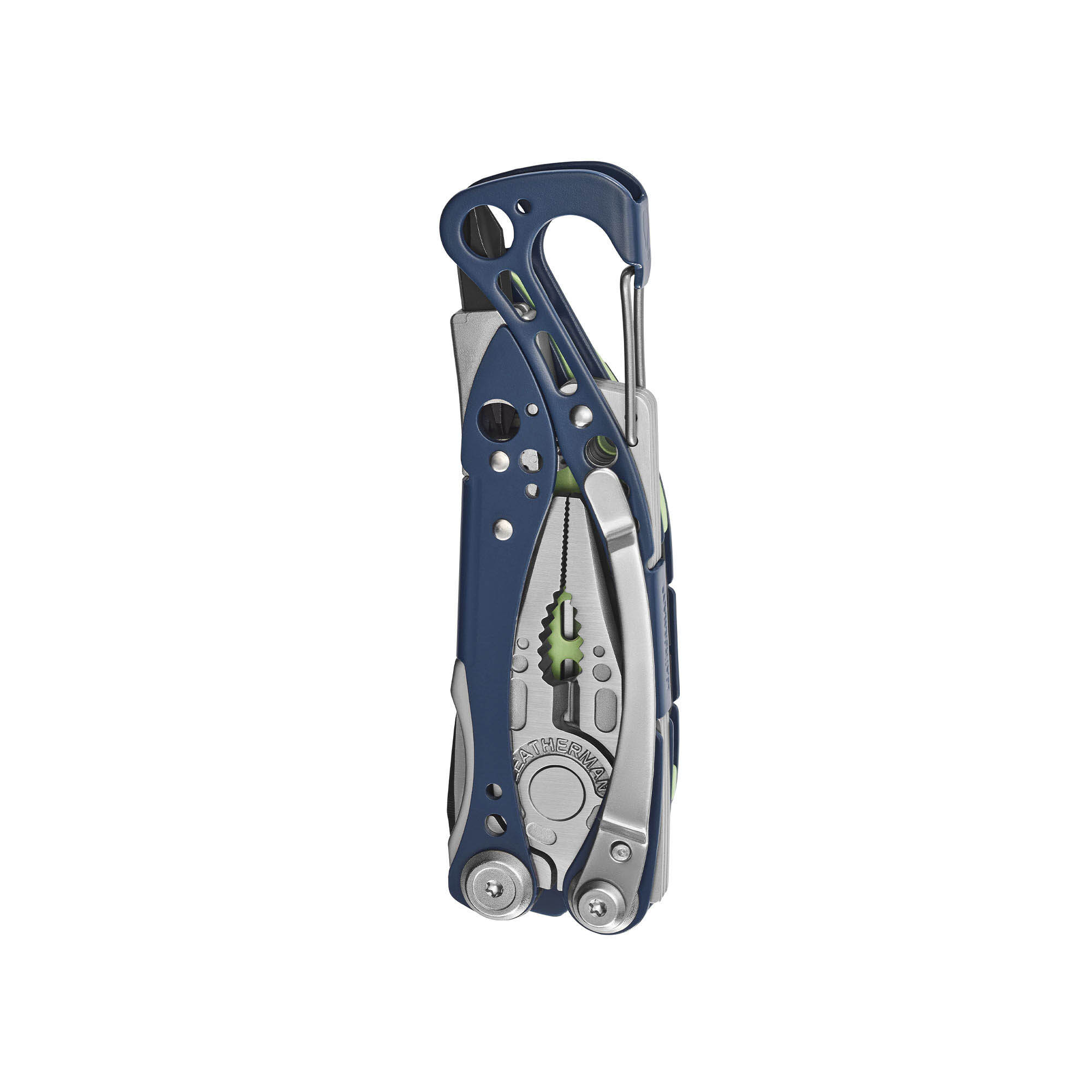Herramienta multiusos Leatherman Skeletool CX Verdant con 7 usos