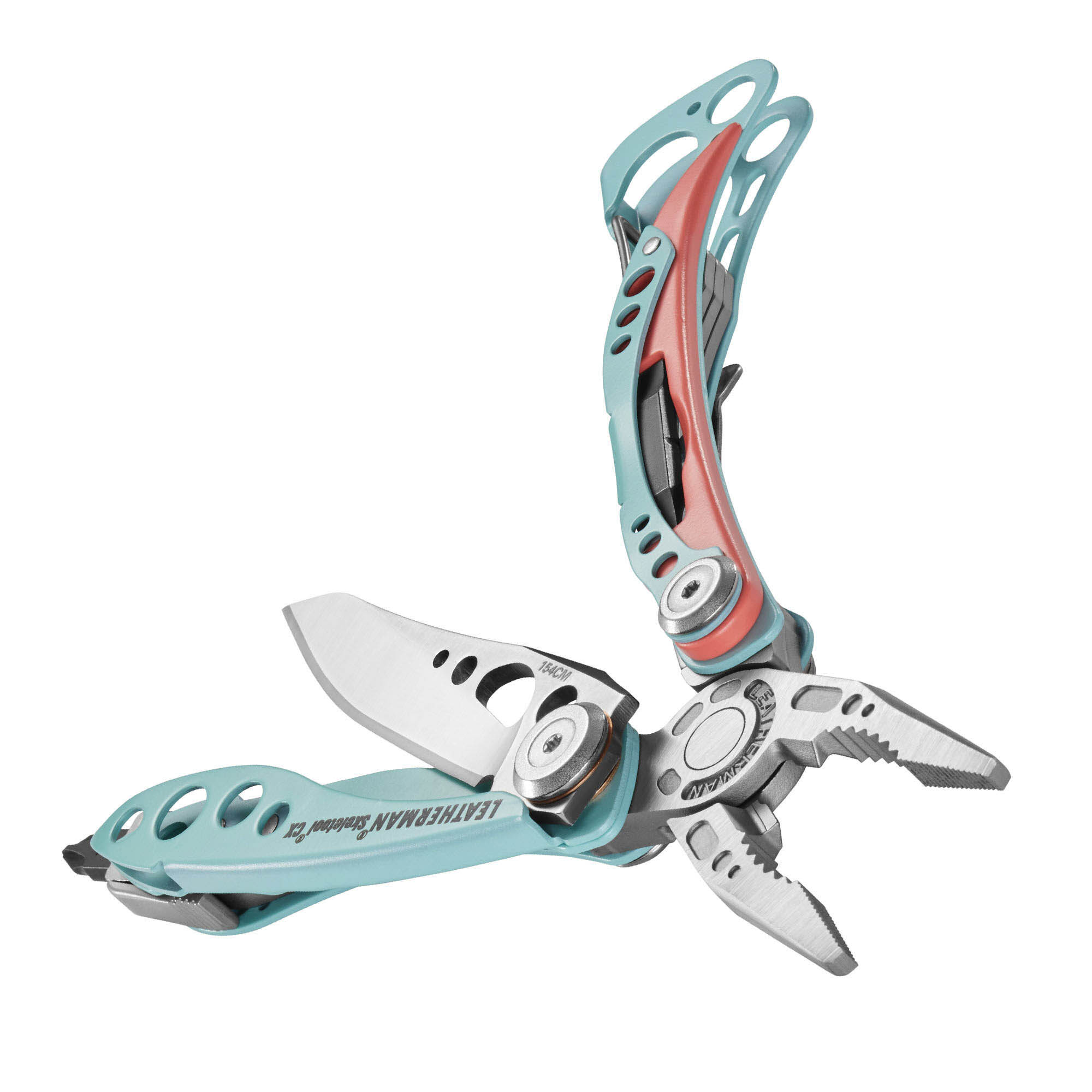 Alicate multiusos Leatherman Skeletool CX Paradise con 7 usos