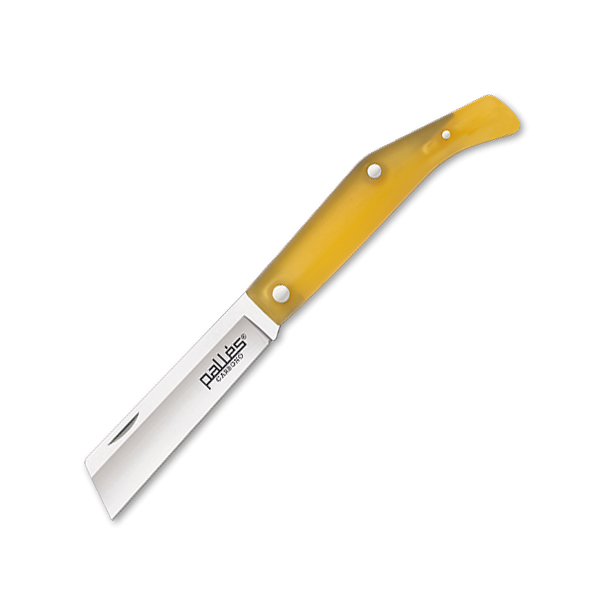 Navaja Pallés nº2 con punta cortada y hoja de acero carbono