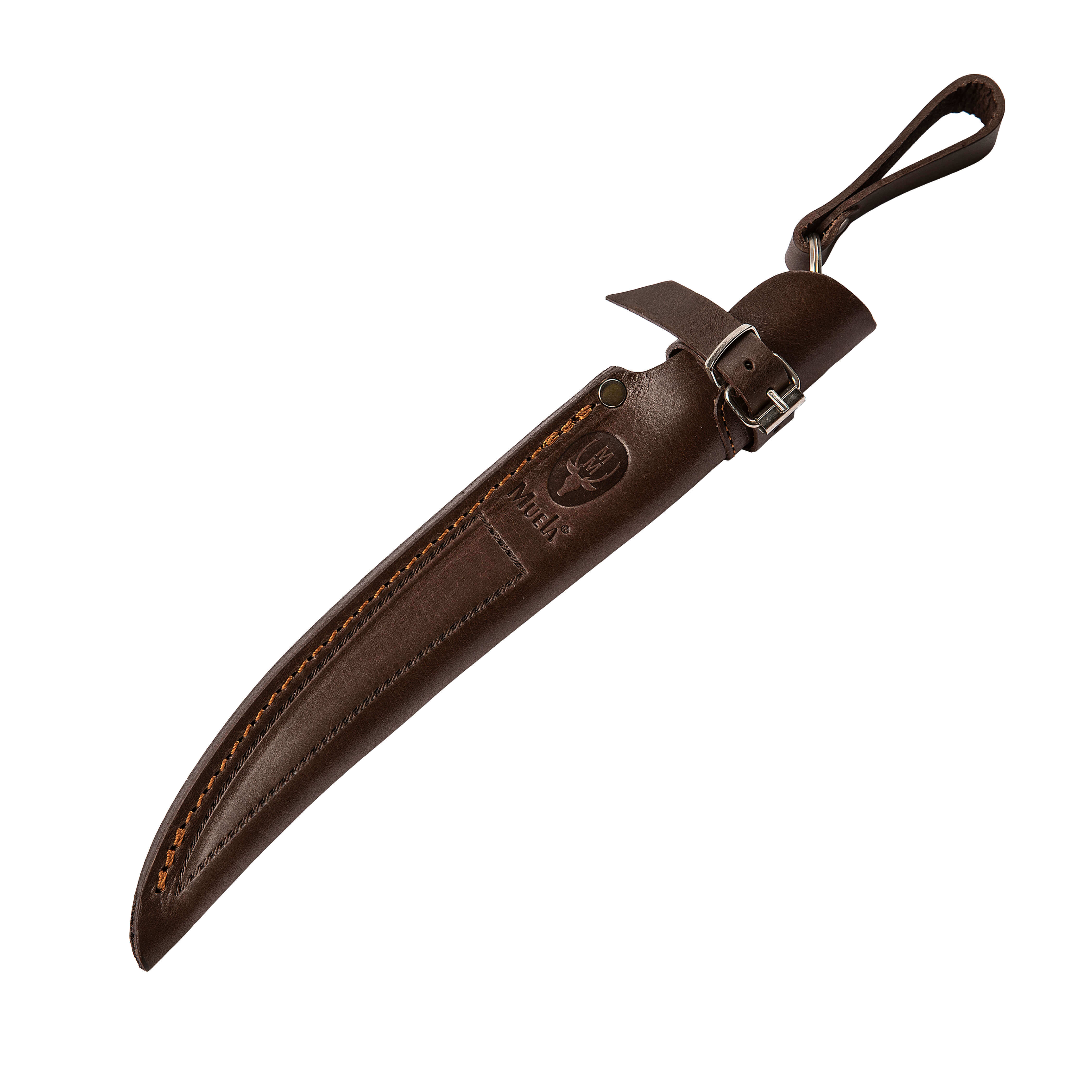 Cuchillo filetero Muela FP-19R con mango de madera prensada coral y hoja de 19 cm