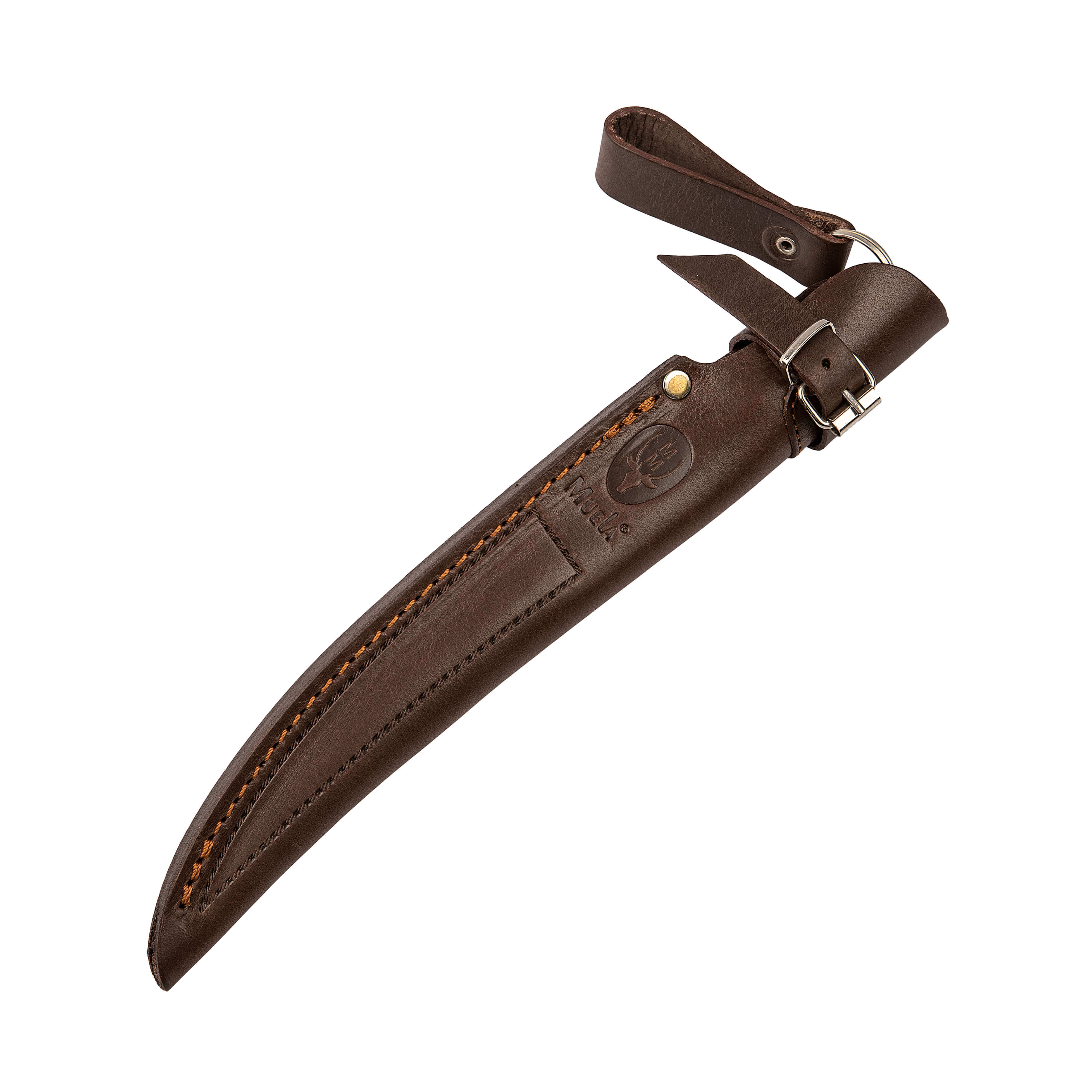 Cuchillo filetero Muela FP-19R con mango de madera prensada coral y hoja de 19 cm