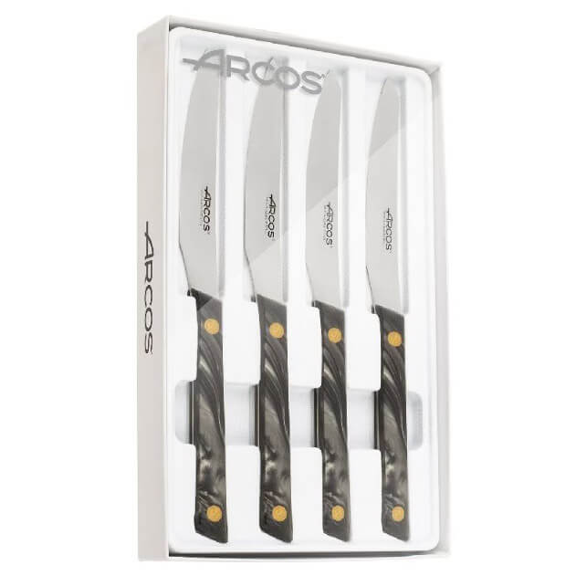 Set 4 Tafelmesser (Micro Serrated Edge) Flysch Serie Arcos