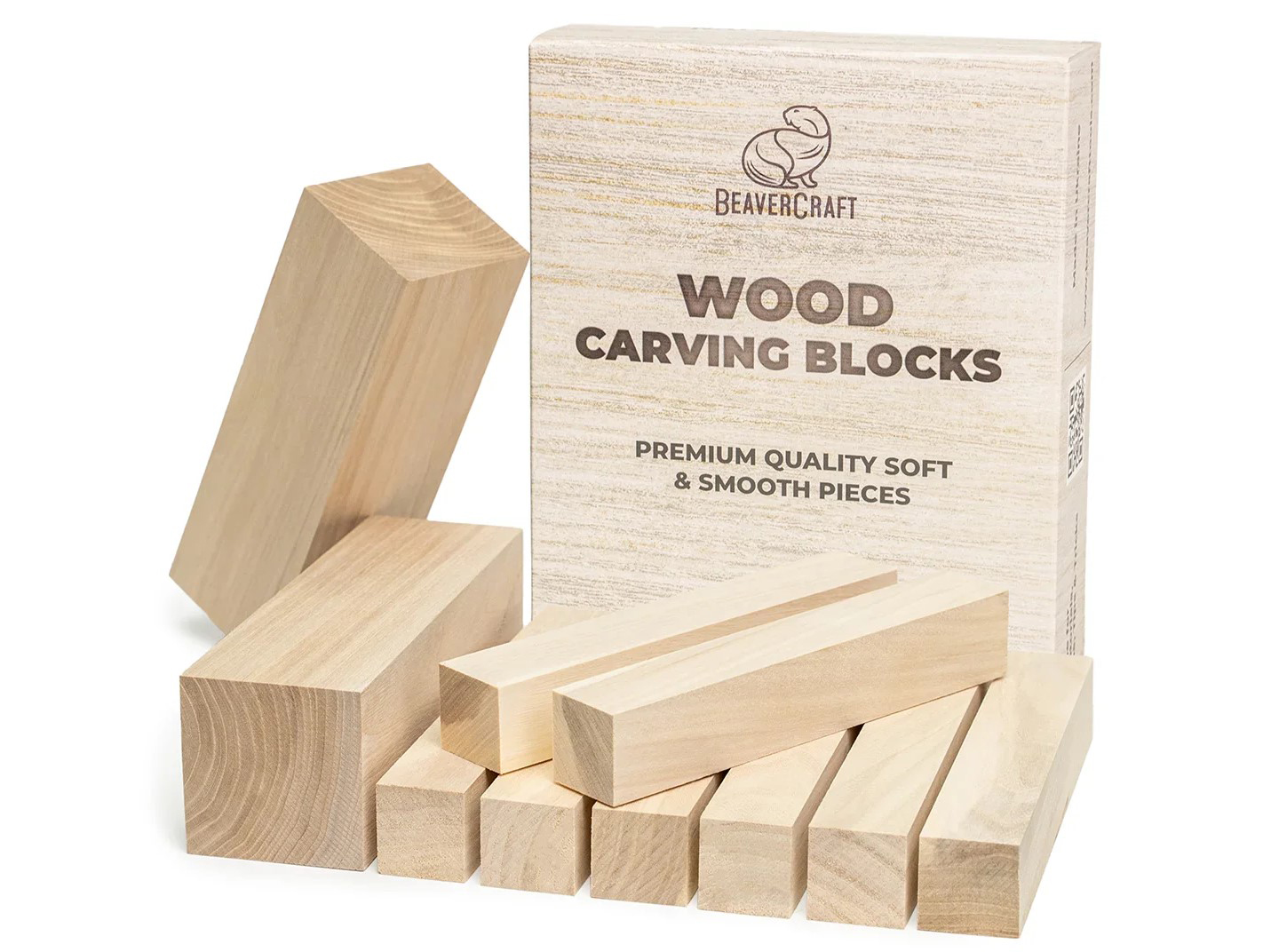 Set de 10 bloques de madera de olmo