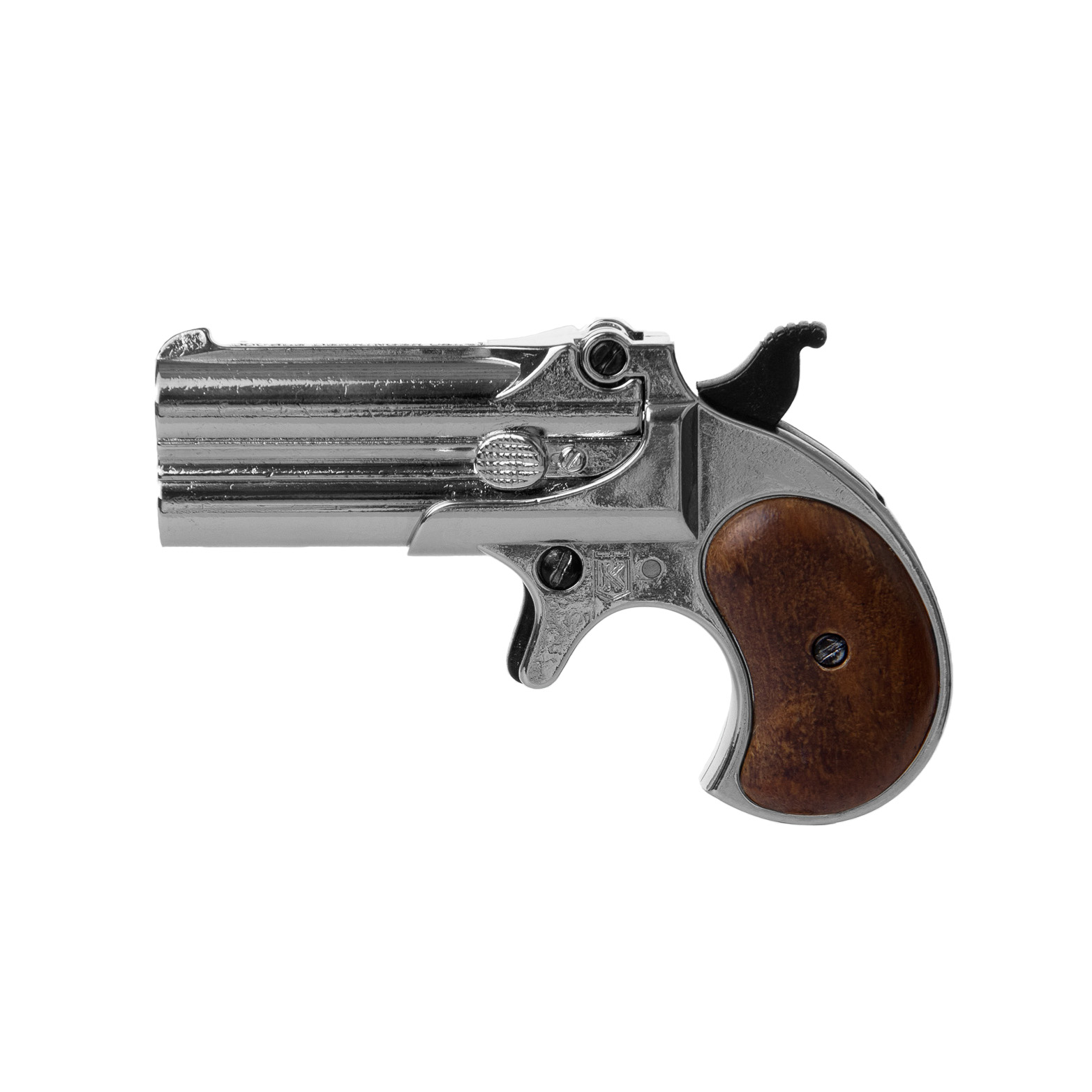 Réplica Double Derringer Mod.95 madera y metal niquelado