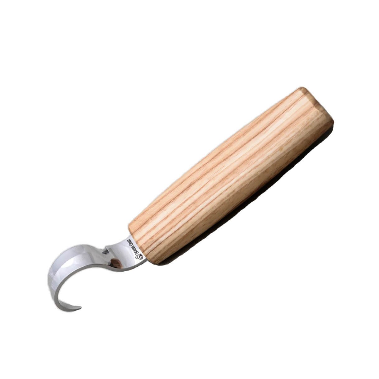 Cuchillo para tallar cucharas hoja de 25 mm y mango de madera de fresno