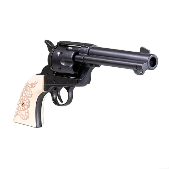 Réplica revolver Colt 45 Kolser FAST DRAW 4’75 black snake