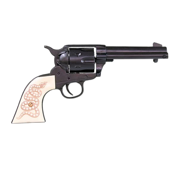 Replik Colt 45 Kolser FAST DRAW 4'75 Revolver black snake