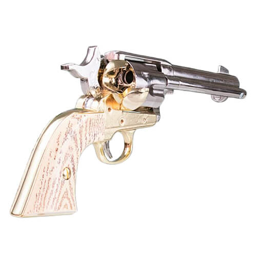 Réplica revolver Colt 45 Kolser FAST DRAW 4’75 marfil niquelado