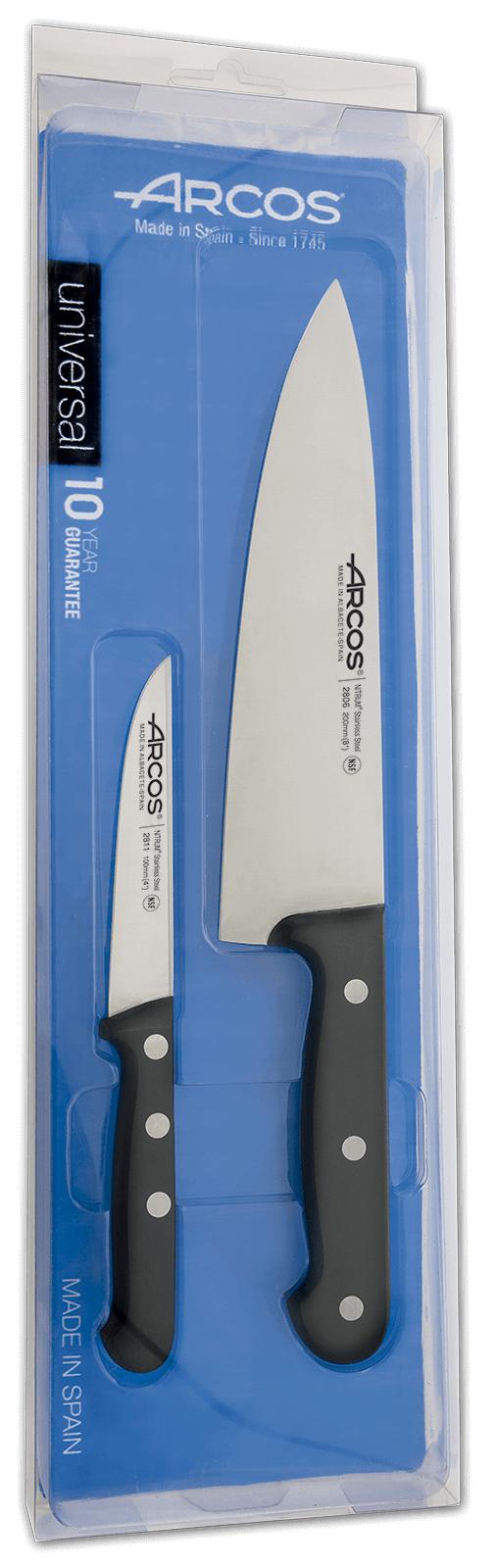 Set di due coltelli da cuoco Arcos Universal