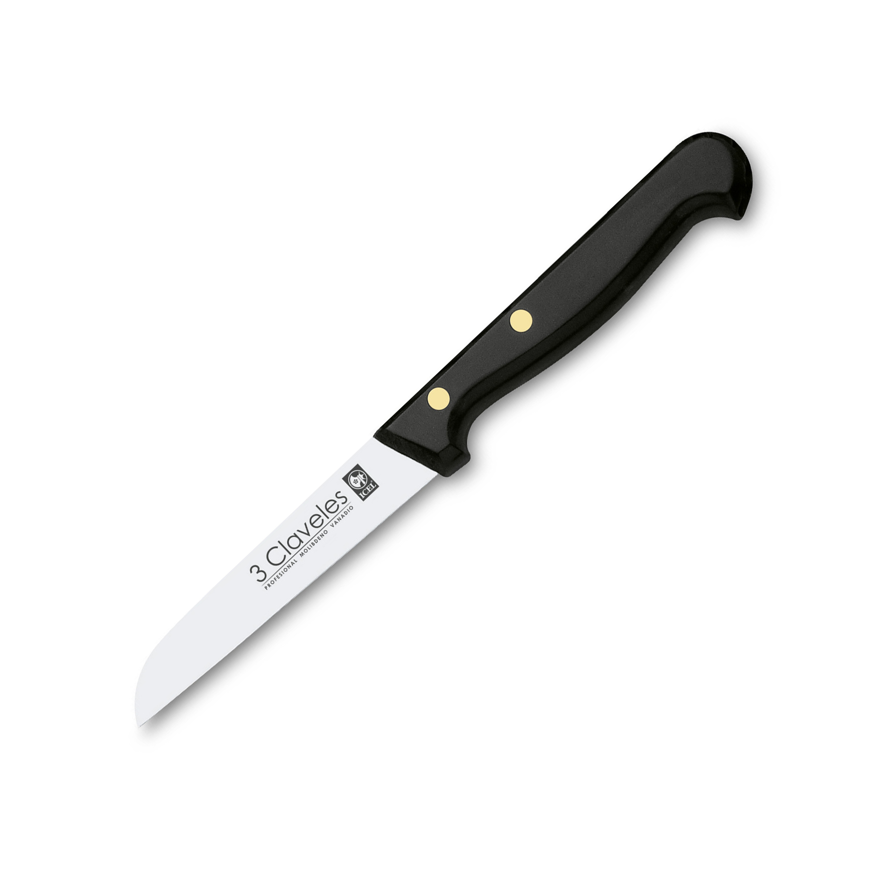 cuchillo de verduras filo plano y hoja 8 cm mango de pom 3 Clavel...