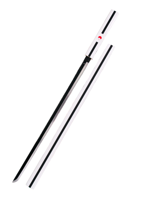 Catana Sasuke Uchiha from Naruto with white wooden handle