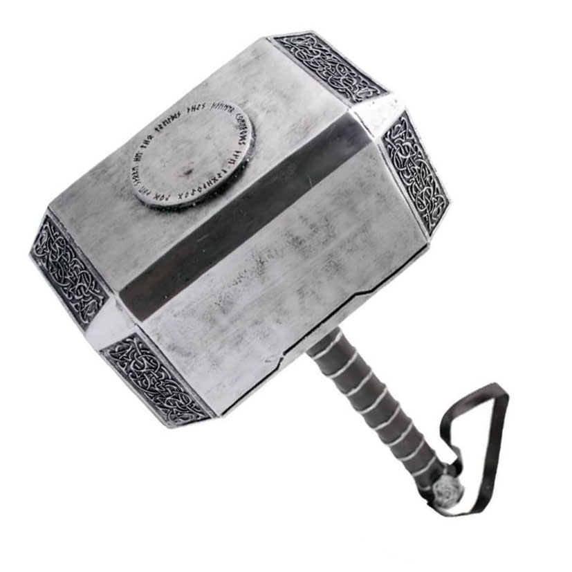Thor's hammer resin figure