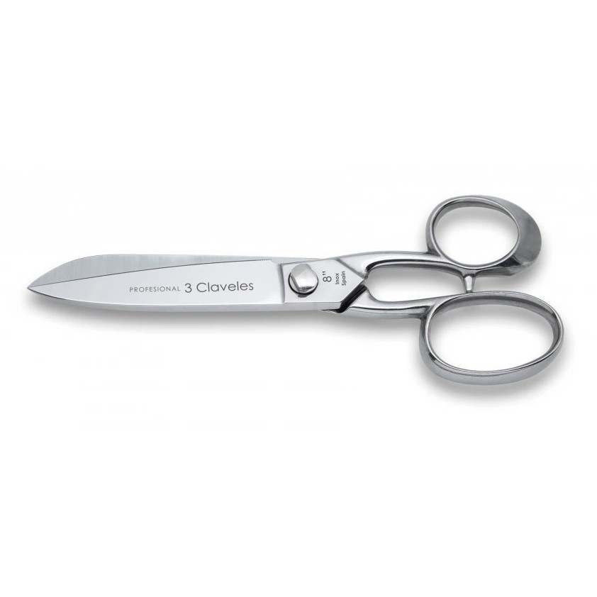 Tesoura de cozinha profissional de aço inoxidável de 8" com acaba...