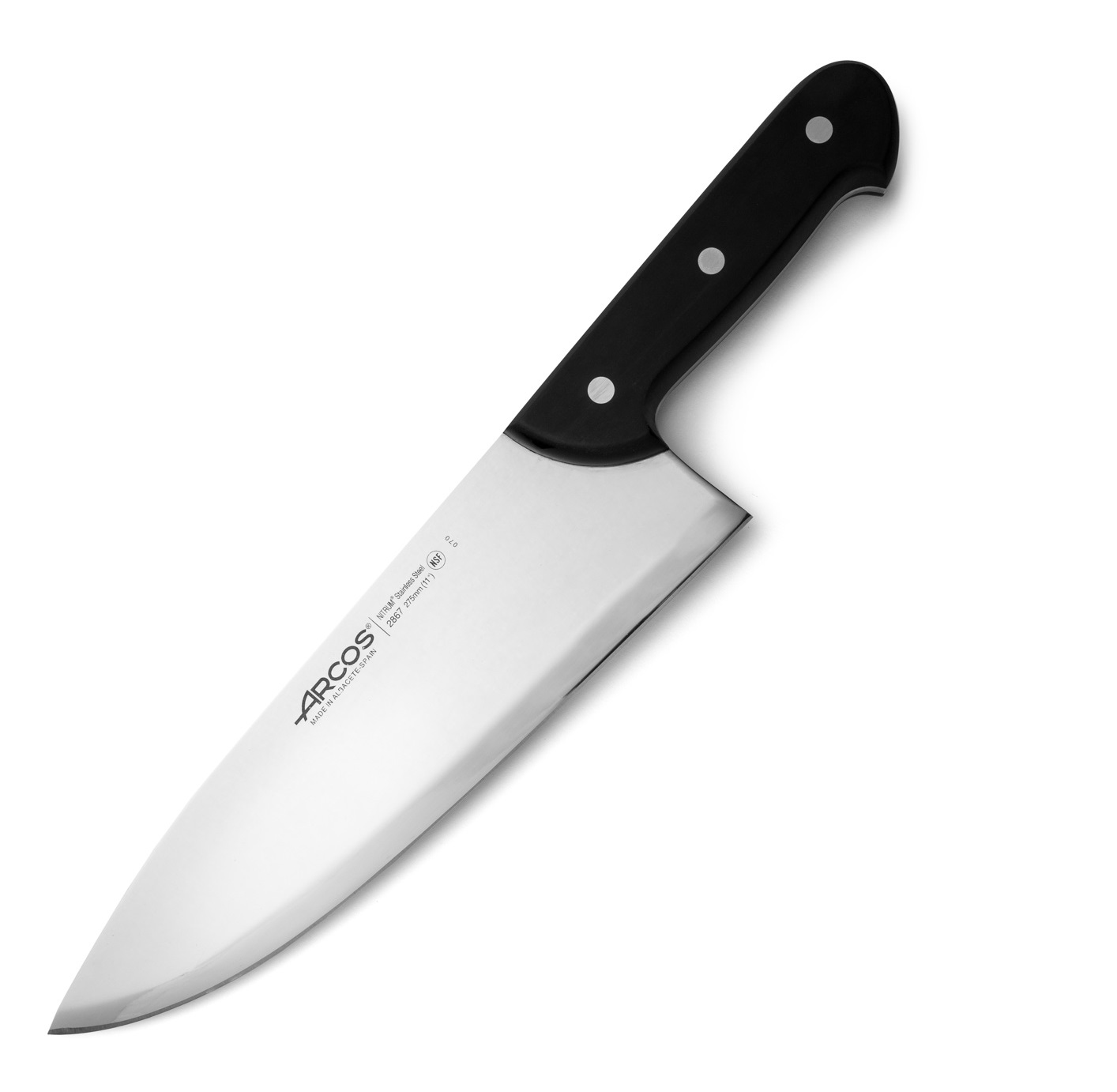 Cuchillo Carnicero Arcos Universal con hoja ancha de 27.5 cm y ma...