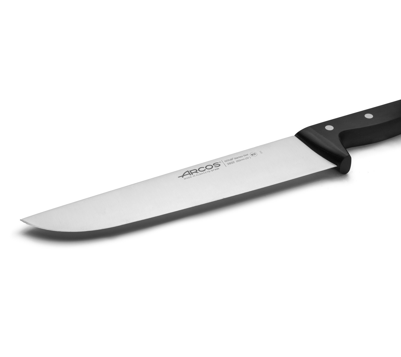 Arcos Universal Straight Butcher Knife with 25cm blade and Polyoxymethylene handle