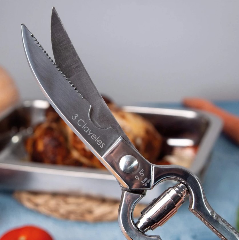 Tijera trincha aves 3 Claveles de 24 cm