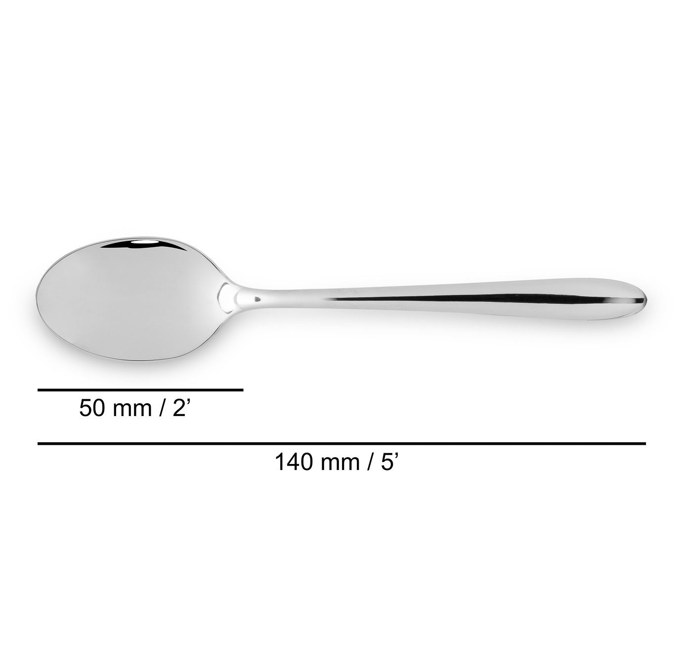 12 cucharas de café Arcos serie Berlín acero inoxidable 140 mm