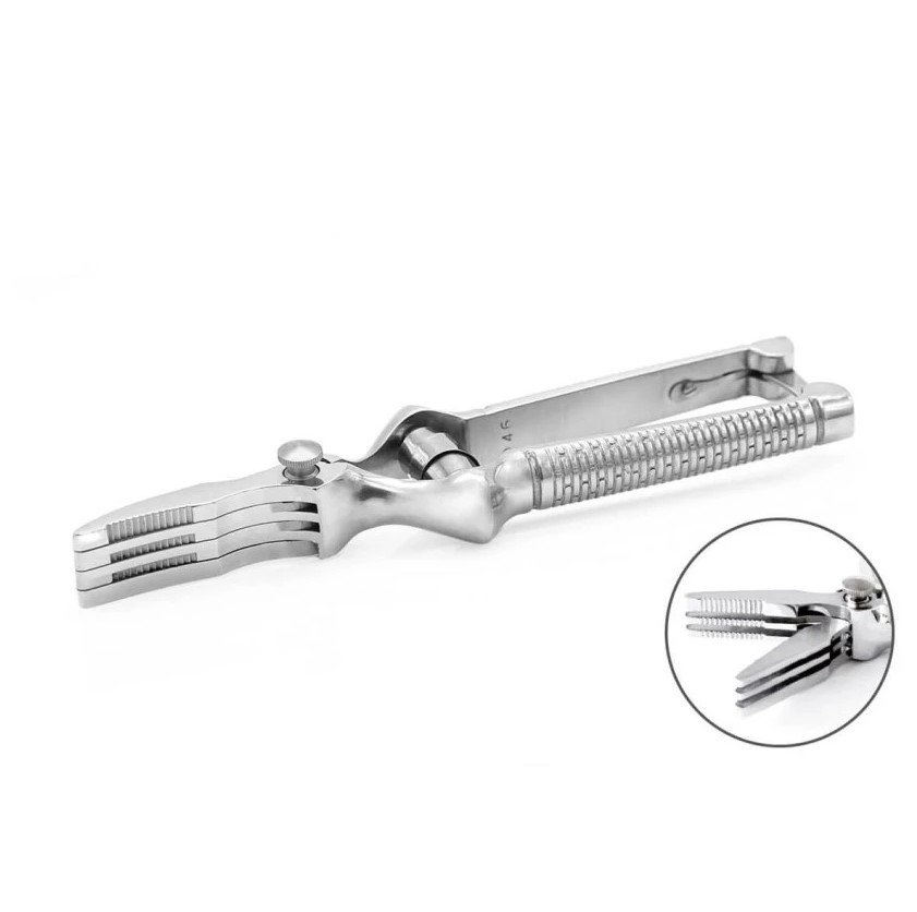 Masticador recto 3 Claveles de 18 cm