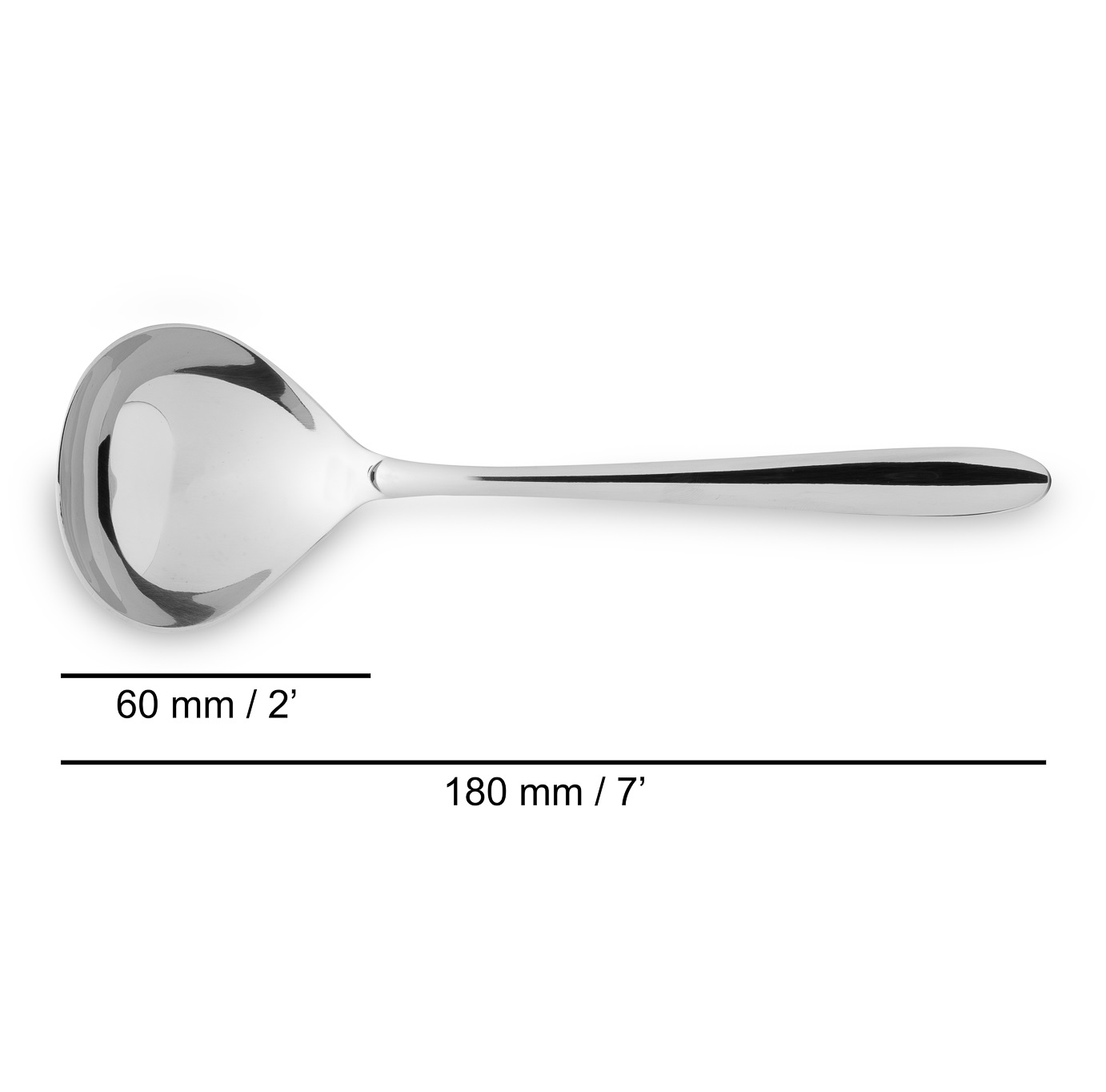 Cacillo para salsa de acero inoxidable Arcos Berlin de 180 mm