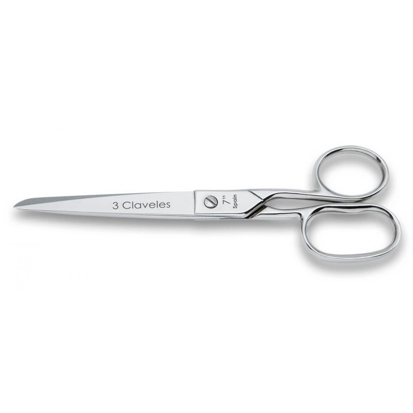 Tijera de modista 3 Claveles de 7" con dedales de diferente tamañ...