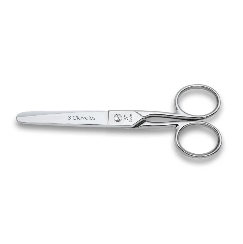 Tijera de costura punta roma 3 Claveles de 5"