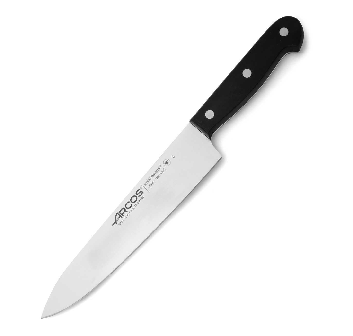 Cuchillo cocinero Arcos Universal con mango de polioximetileno ne...