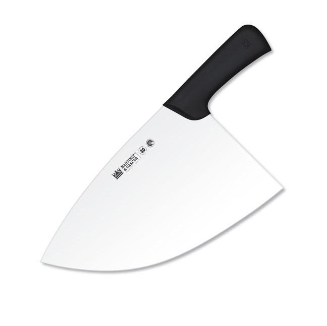 Halbmondförmige Filetieraxt mit 340 mm Klinge und schwarzem Fiber...