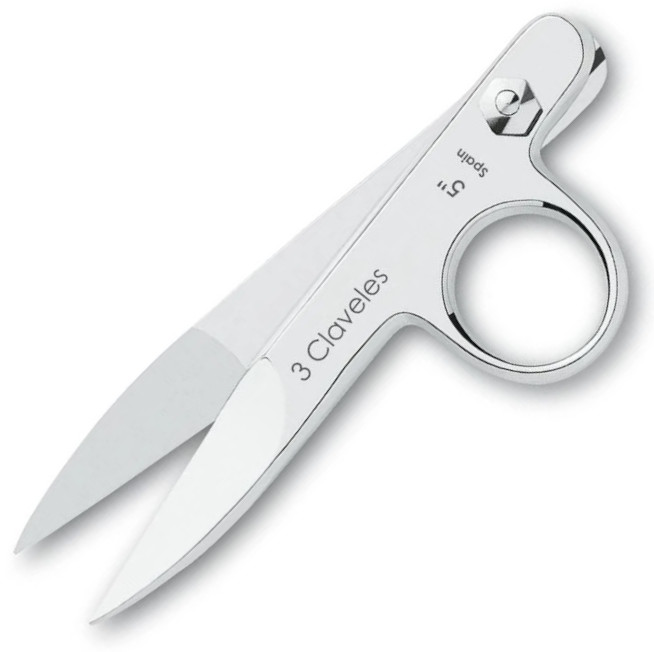 Tijeras corta hilos de acero carbono de 5"