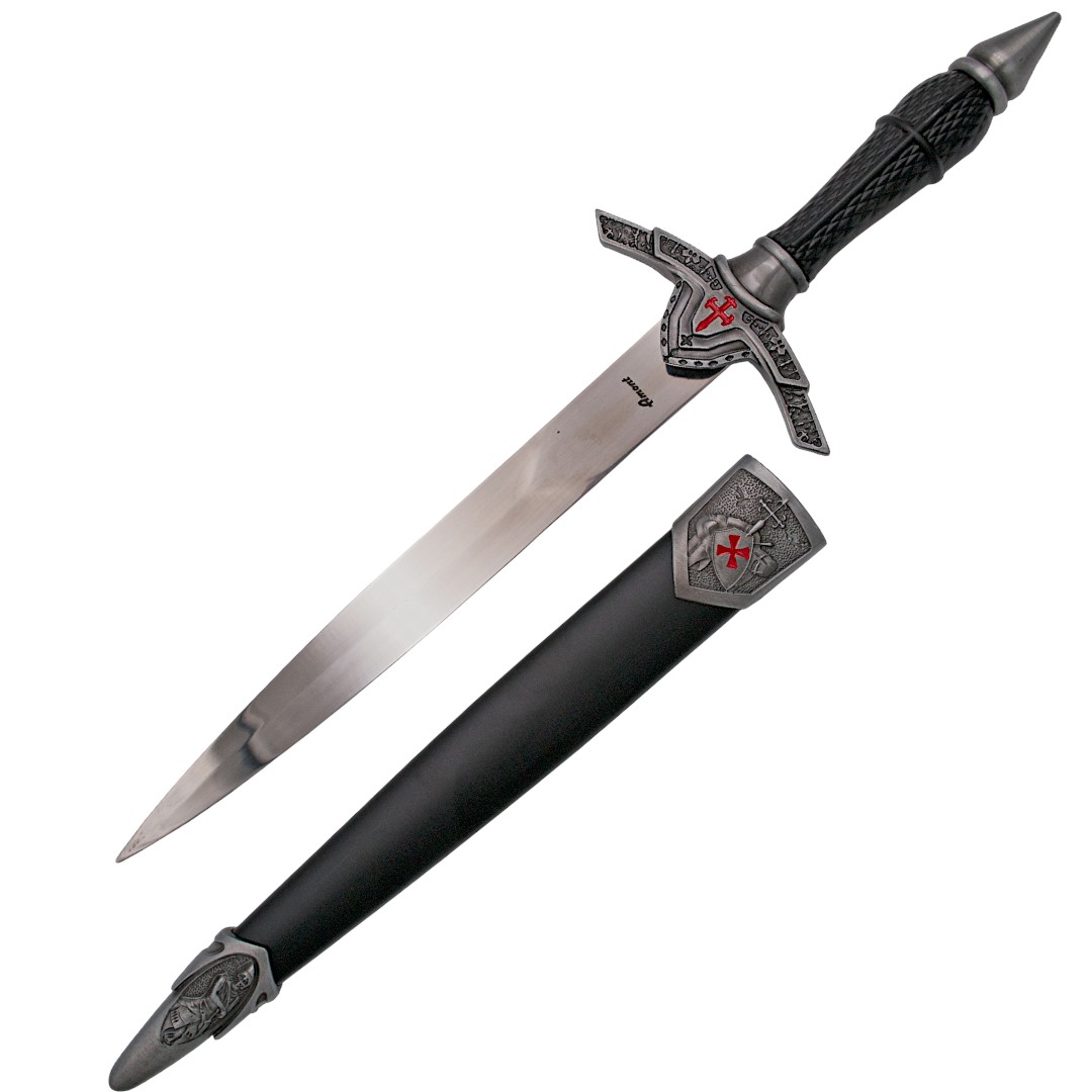 Daga Antigua con cruz de Santiago en rojo
