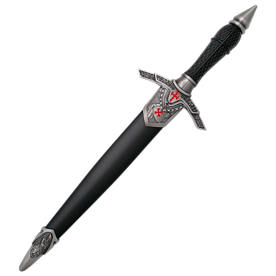 Daga Antigua con cruz de Santiago en rojo