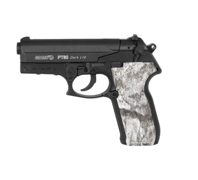 Pistola de CO2 PT-80 Dark Ltd. con cargador giratorio