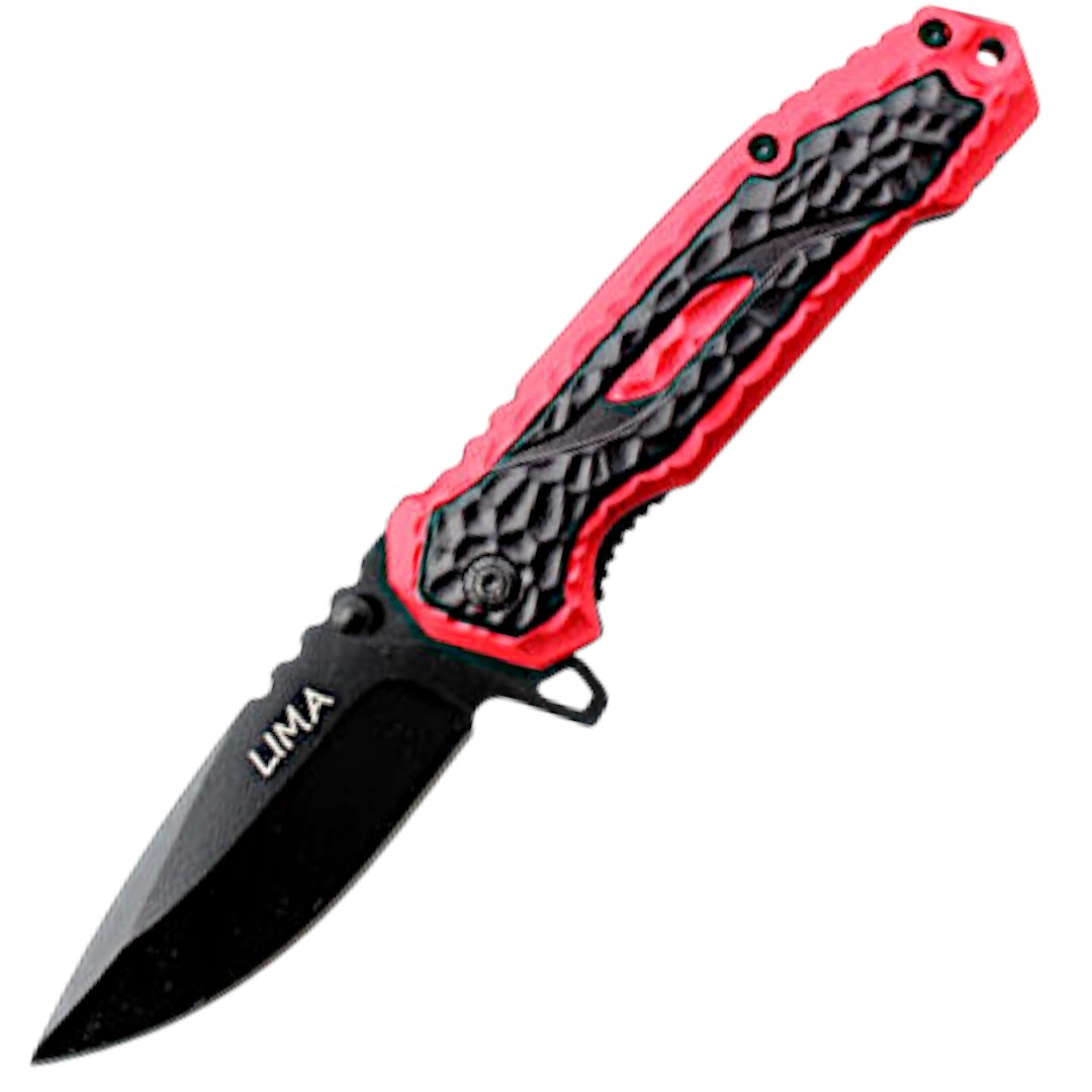 Tactical pocket knife LIMA red