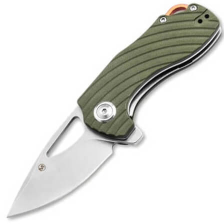 Navaja EDC de bolsillo con hoja de punta de lanza